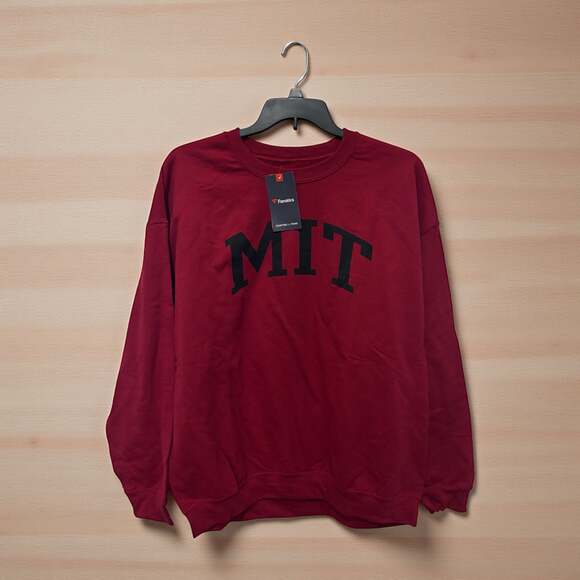MIT Engineers Arch & Logo Gameday Crewneck Sweatshirt - Cardinal - Picture 2 of 4